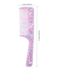 Vellen Hair 3-Piece Comb Set | Gentle Detangling in 3 Sizes – Includes Travel Comb & Tortoiseshell Design