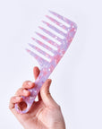 Vellen Hair 3-Piece Comb Set | Gentle Detangling in 3 Sizes – Includes Travel Comb & Tortoiseshell Design