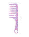 Vellen Hair 3-Piece Comb Set | Gentle Detangling in 3 Sizes – Includes Travel Comb & Tortoiseshell Design