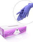 Nitrile Gloves - 100 Pack - Violet