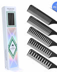 Ultimate Highlighting Comb Set 2.0 - 5 Sizes - Mutli-s
