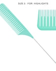 Ultimate Highlighting Comb Set 2.0 - 5 Sizes - Mutli-s
