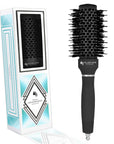 Ceramic/Ionic Round Hairbrush 1.3 inch / 32 mm - Black