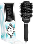 Ceramic/Ionic Round Hairbrush 1.7 inch / 43 mm - Black