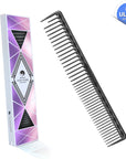 Vellen Hair® Ultimate Cutting Comb - VH207 - 18.4 cm / 7.24 inch - Black