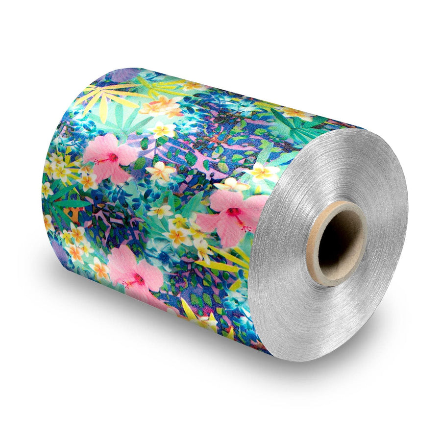 Embossed Foil Roll - 150 m - 15 Micron - Flower Power