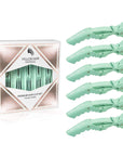 Alligator Hair Clips - 6 Pack - Eco Mint