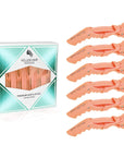 Alligator Hair Clips - 6 Pack - Peach