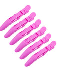Alligator Hair Clips - 6 Pack - Pink