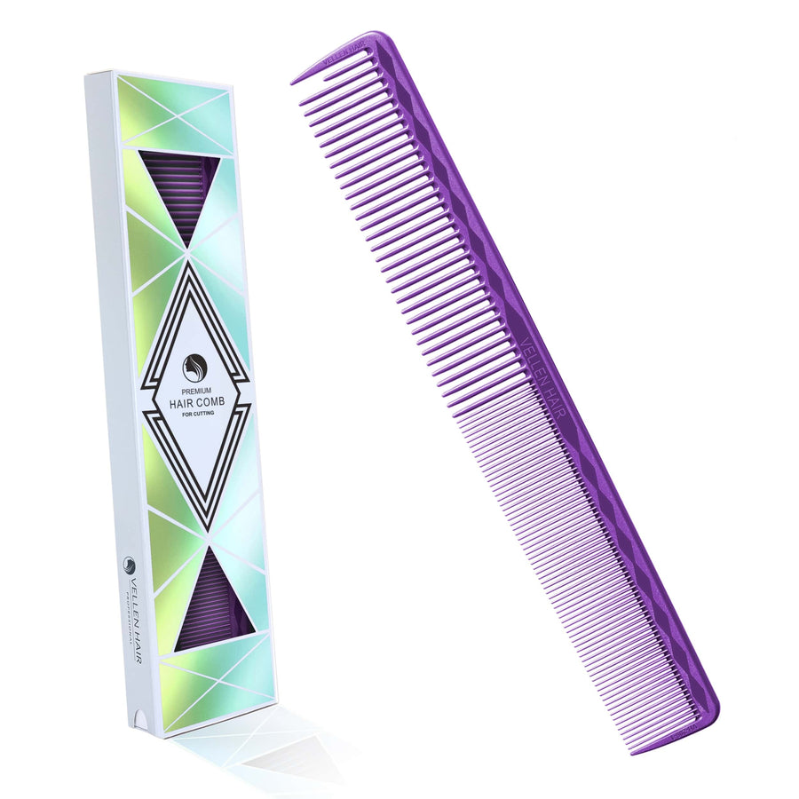 Vellen Hair® Ultimate Cutting Comb - VH206 - 18.7 cm / 7.36 inch - Purple