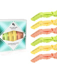 Alligator Hair Clips - 6 Pack - Rainbow