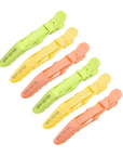 Alligator Hair Clips - 6 Pack - Rainbow
