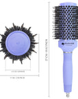 Ceramic/Ionic Round Hairbrush 1.7 inch / 43 mm - Violet