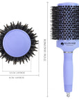 Ceramic/Ionic Round Hairbrush 2 inch / 53 mm - Violet