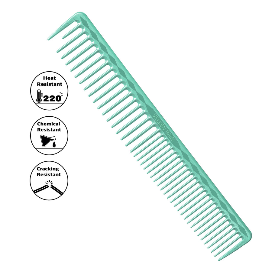 Vellen Hair® Ultimate Cutting Comb - VH207 - 18.4 cm / 7.24 inch - Mint