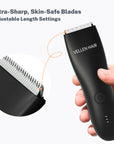 Vellen Hair Precision Body Trimmer – Waterproof, Rechargeable, and Gentle on Skin