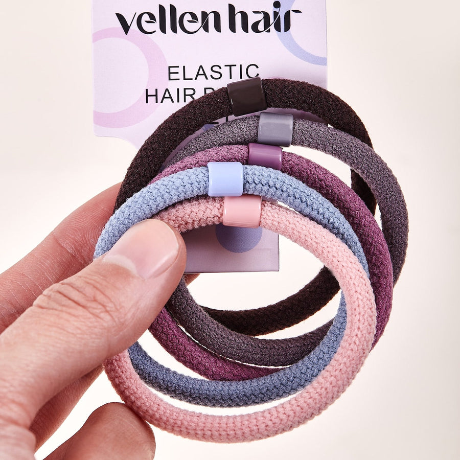 Durable & Stylish Elastic Hair Bands – 5- Pack