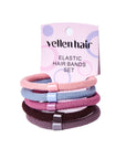 Durable & Stylish Elastic Hair Bands – 5- Pack