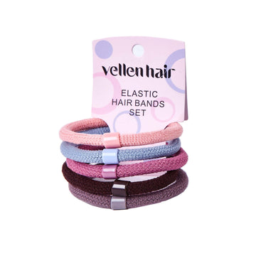 Durable & Stylish Elastic Hair Bands – 5- Pack