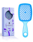 Vellen Hair Detangler Brush for Curly and Straight Hair - Blue