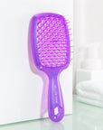 Vellen Hair Detangler Brush for Curly and Straight Hair - Lila