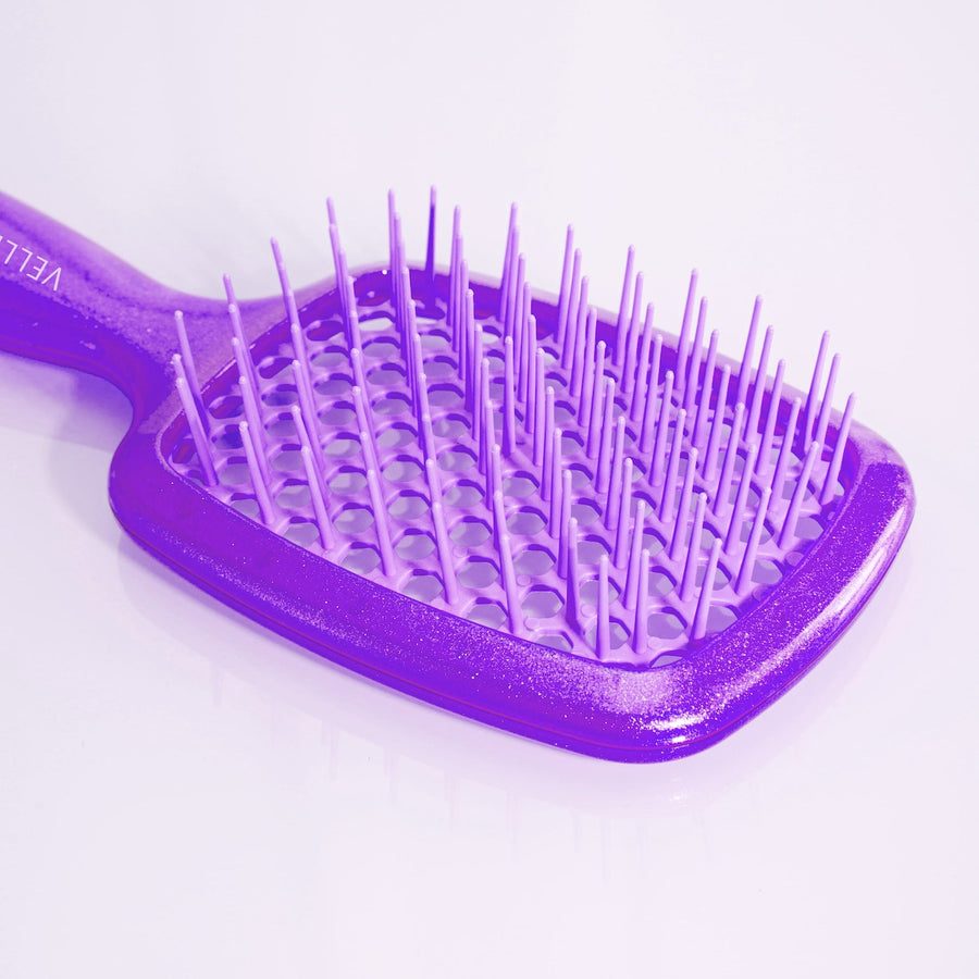 Vellen Hair Detangler Brush for Curly and Straight Hair - Lila