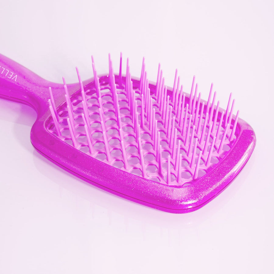 Vellen Hair Detangler Brush for Curly and Straight Hair - Pink