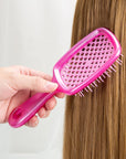 Vellen Hair Detangler Brush for Curly and Straight Hair - Pink