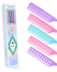 Ultimate Highlighting Comb Set 2.0 - 5 Sizes - Mutli-s