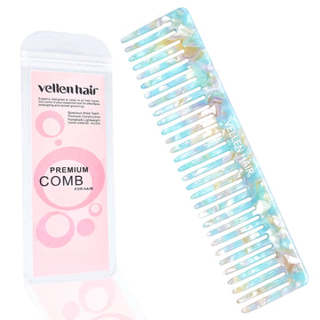 Vellen Hair Cellulose Acetate Wide-Tooth Comb – The Ultimate Detangling Solution for Smooth, Healthy Hair