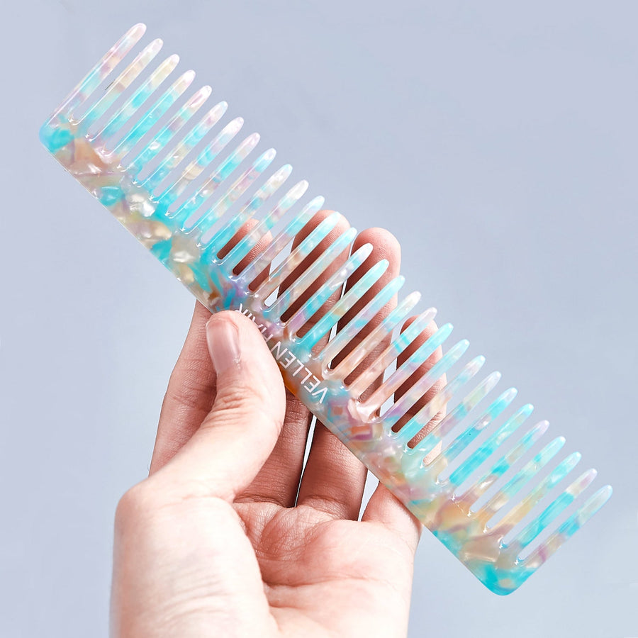 Vellen Hair Cellulose Acetate Wide-Tooth Comb – The Ultimate Detangling Solution for Smooth, Healthy Hair