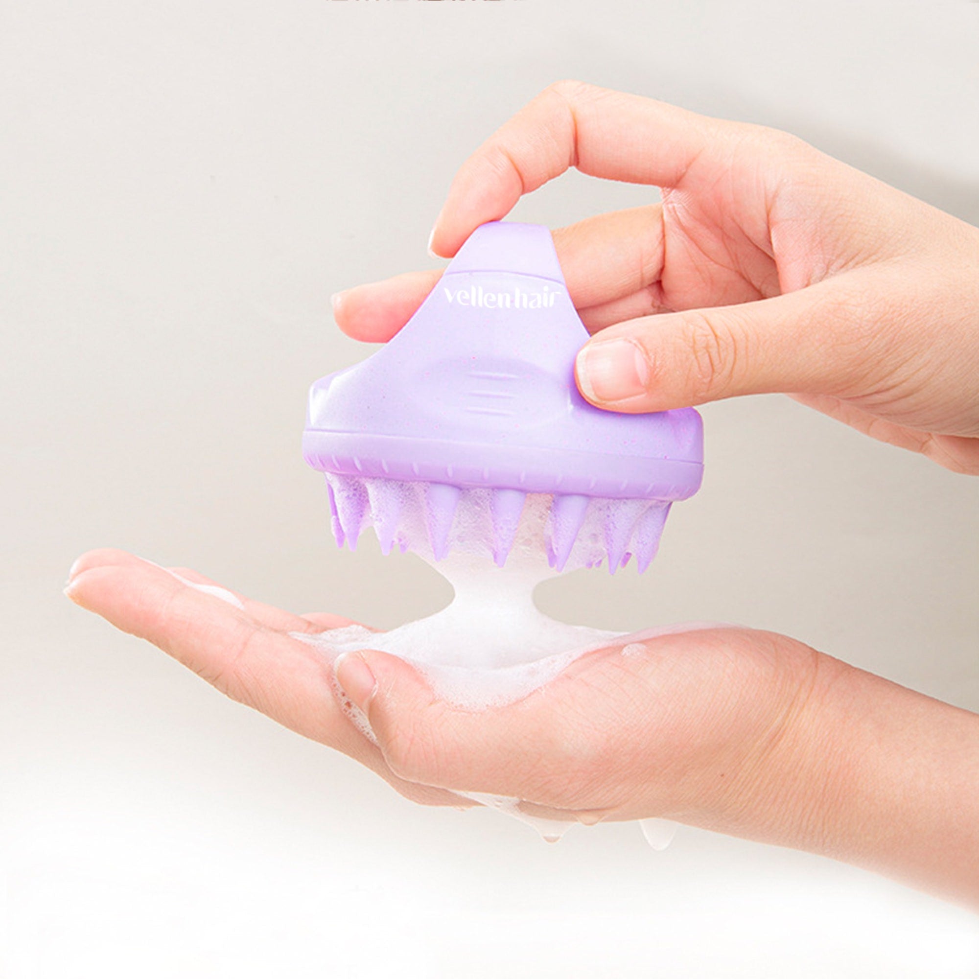 The Vellen Hair Scalp Massage Brush for Deep Cleansing & Hair Growth Stimulation