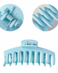 Vellen Hair Extra Large Claw Clips – 4 Pack Matte Finish, Non-Slip Hair Clips for Thick Hair - Pastel