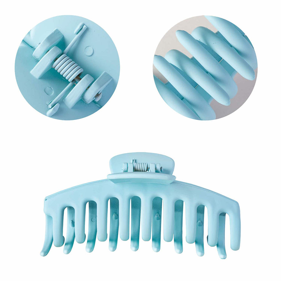 Vellen Hair Extra Large Claw Clips – 4 Pack Matte Finish, Non-Slip Hair Clips for Thick Hair - Pastel