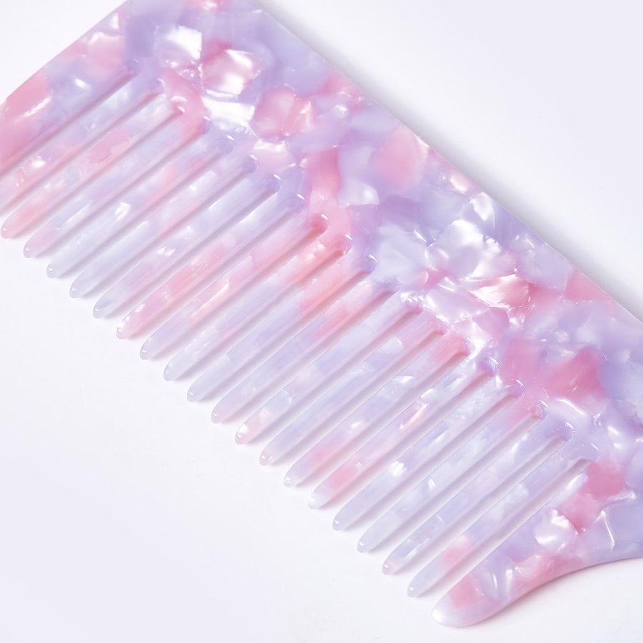 Vellen Hair 3-Piece Comb Set | Gentle Detangling in 3 Sizes – Includes Travel Comb & Tortoiseshell Design
