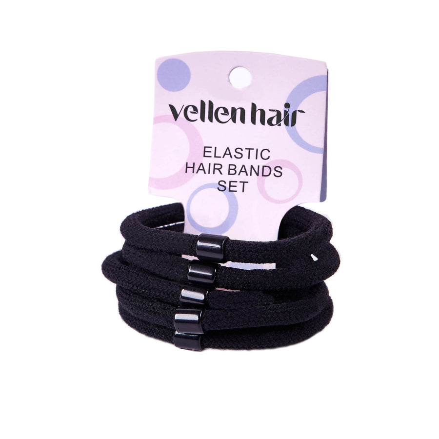 Durable & Stylish Elastic Hair Bands – 5-Pack