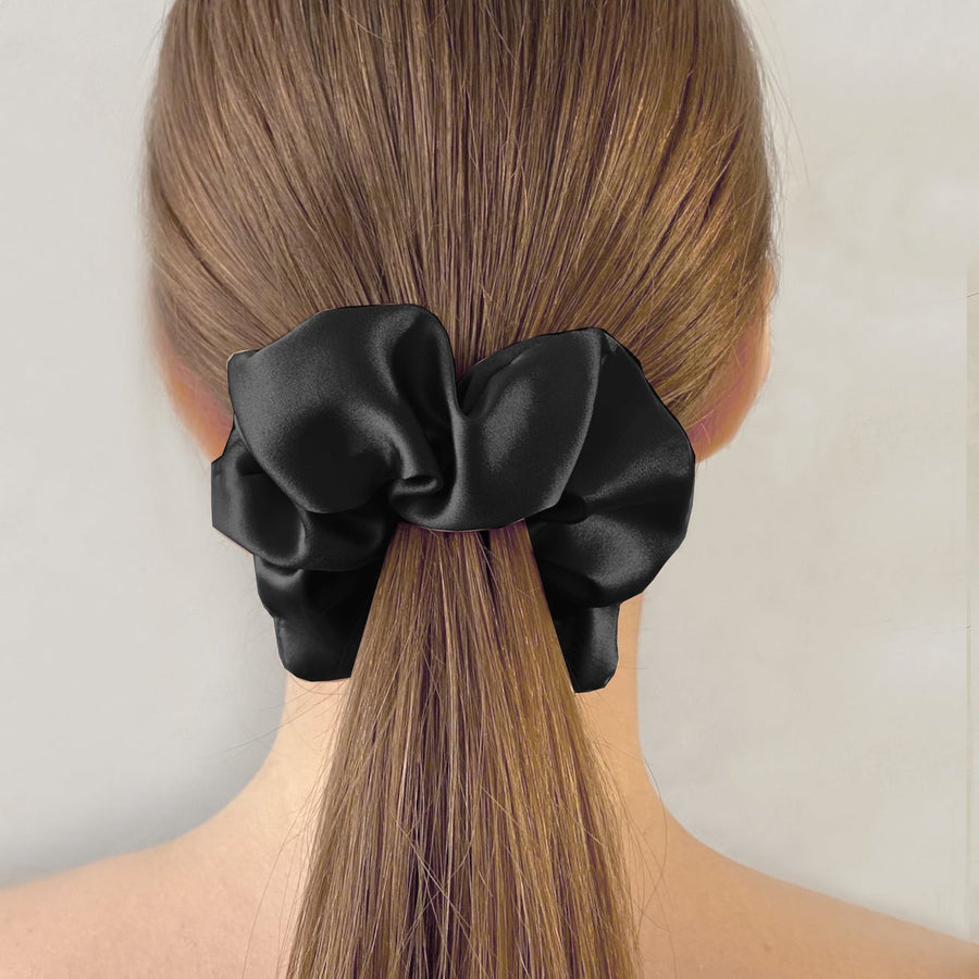 Luxurious Satin Hair Scrunchies by Vellen Hair