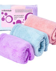 Microfiber Hair Turban (3-Pack) – Super Absorbent Hair Towels for Quick Drying, Anti-Frizz, and Gentle Care