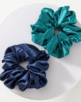 Luxurious Satin Hair Scrunchies by Vellen Hair