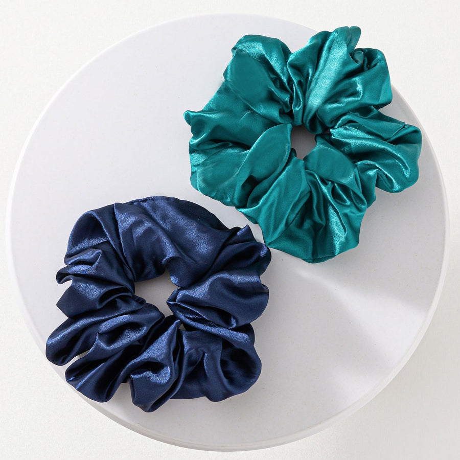 Luxurious Satin Hair Scrunchies by Vellen Hair