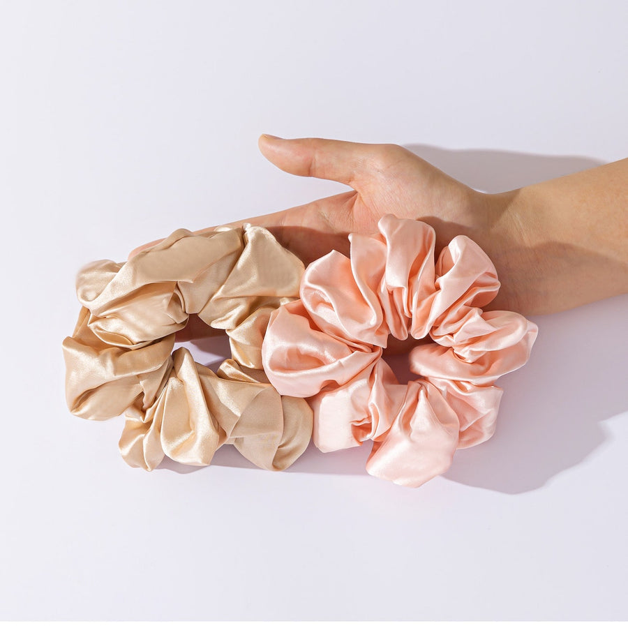 Luxurious Satin Hair Scrunchies by Vellen Hair