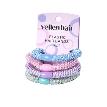 Durable & Stylish Elastic Hair Bands –4-Pack