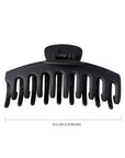 Vellen Hair Extra Large Claw Clips – 4 Pack Matte Finish, Non-Slip Hair Clips for Thick Hair - Black