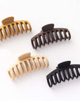 Vellen Hair Extra Large Claw Clips – 4 Pack Matte Finish, Non-Slip Hair Clips for Thick Hair