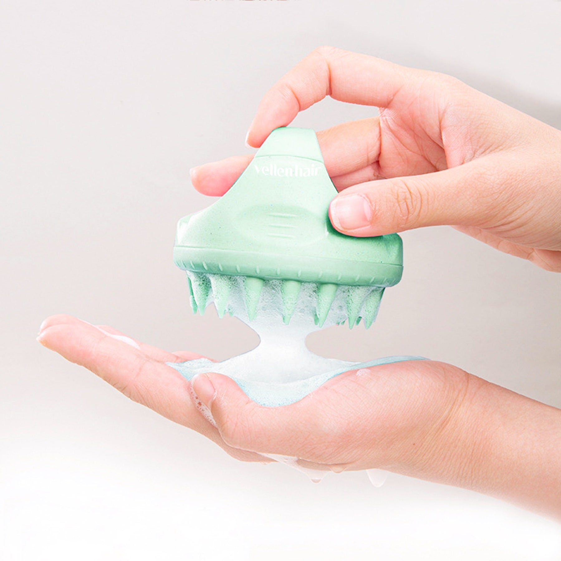 The Vellen Hair Scalp Massage Brush for Deep Cleansing & Hair Growth Stimulation