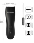 Vellen Hair Precision Body Trimmer – Waterproof, Rechargeable, and Gentle on Skin