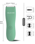 Vellen Hair Precision Body Trimmer – Waterproof, Rechargeable, and Gentle on Skin