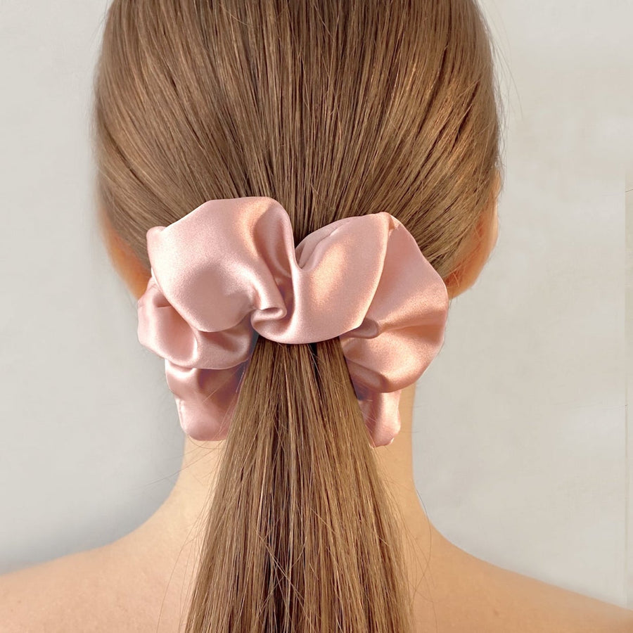 Luxurious Satin Hair Scrunchies by Vellen Hair