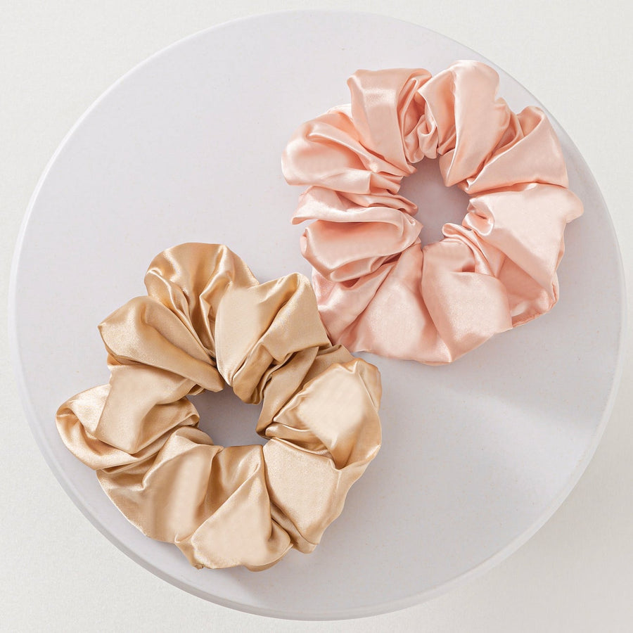 Luxurious Satin Hair Scrunchies by Vellen Hair