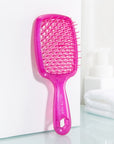 Vellen Hair Detangler Brush for Curly and Straight Hair - Pink